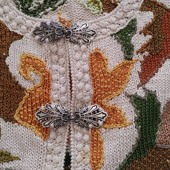 Hand Embroidered Sweater - Picture 4 of 15